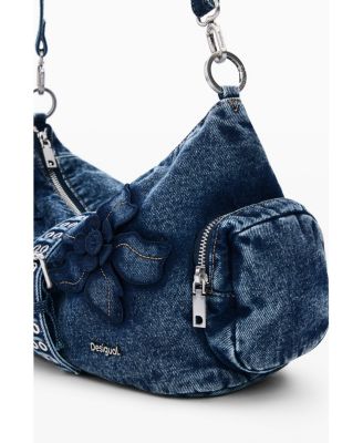Women's Medium denim floral bag