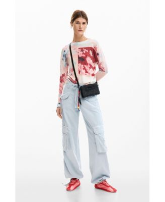 Women's Fine knit collage sweater