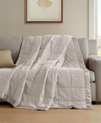 Windom Lightweight Down Alternative Satin Trim Blanket, King