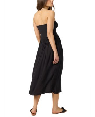 Women's Piper Strapless Smocked Midi Dress