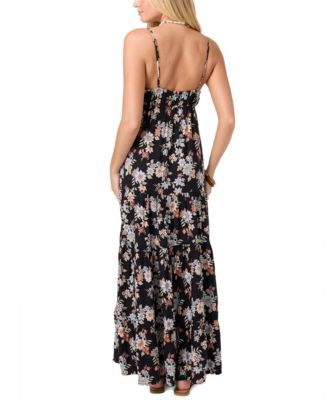 Women's Lillie Adjustable Strap Printed Maxi Dress