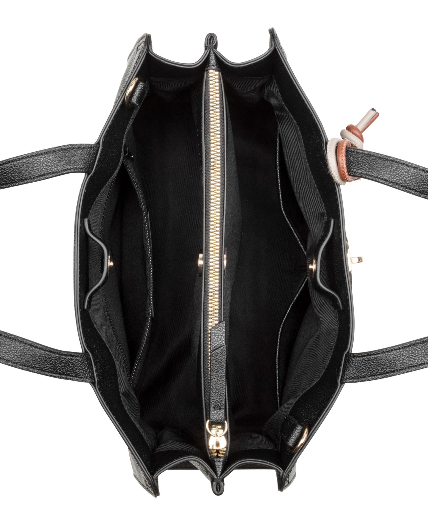 Женская сумка Nine West Khora Medium Shopper Handbag, цвет: Чёрный — фото 4