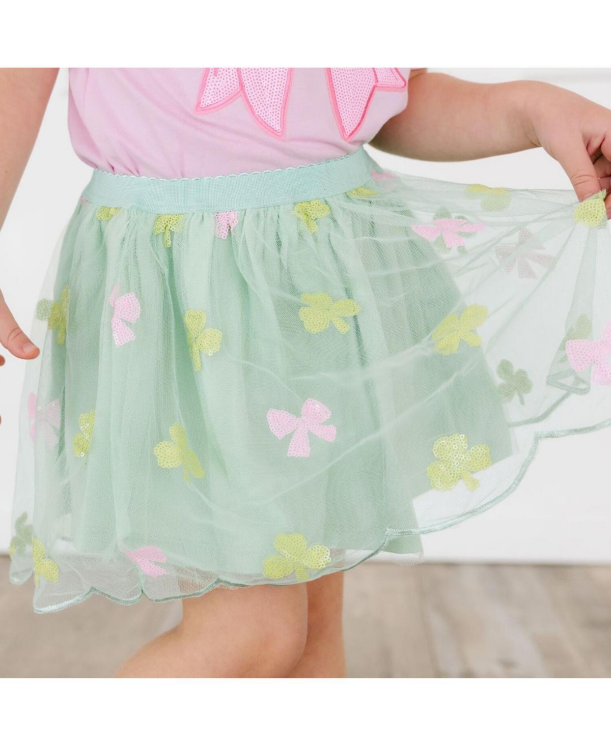 Sweet Wink Baby Girls Shamrock Sequin St. Patrick's Day Tutu