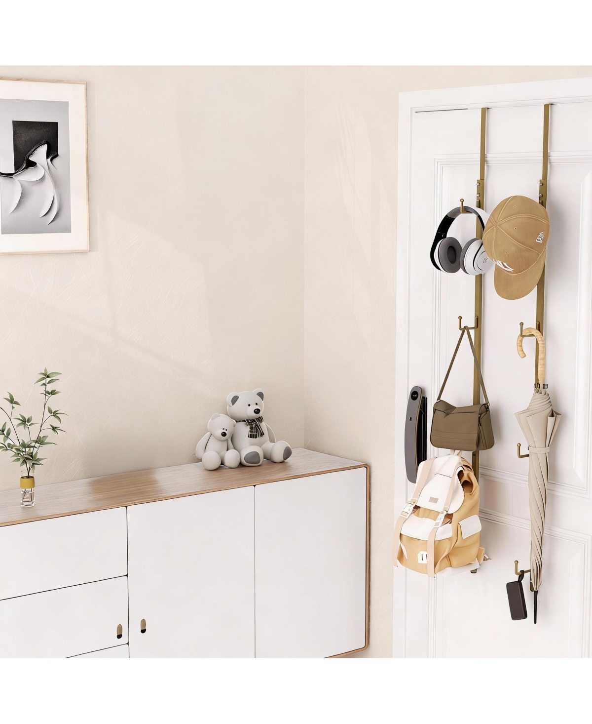 Yigii Over Door Hat Rack - Holds 40 Caps