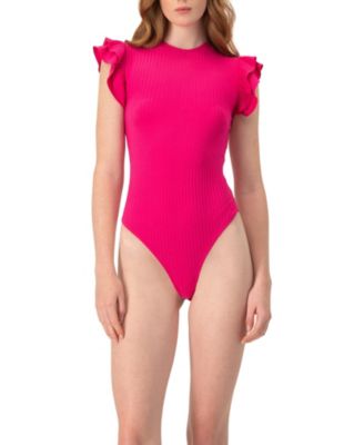 Women's Ruffle Sleeve Bodysuit