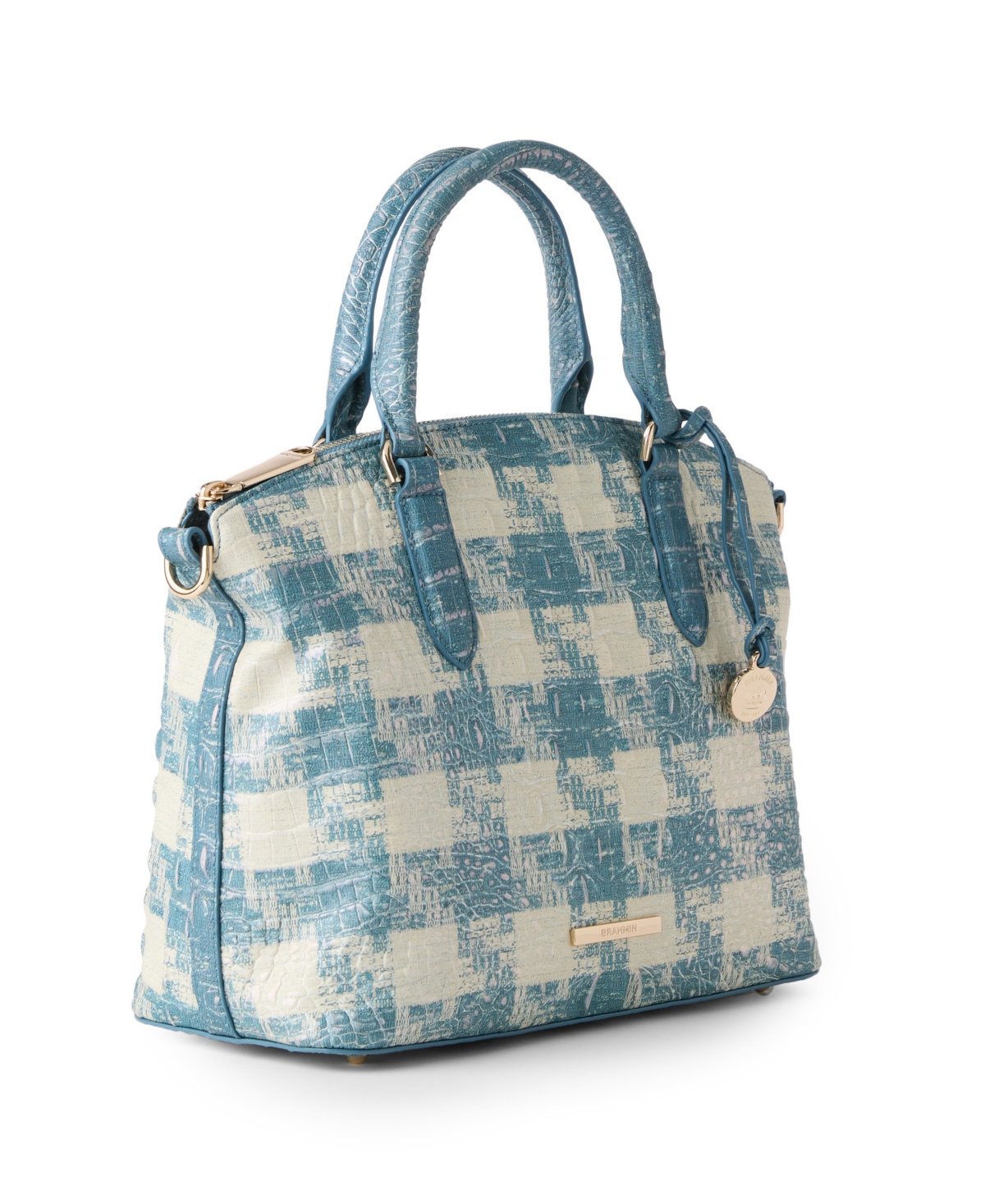 Brahmin Duxbury Sakura Zipper Satchel Bag