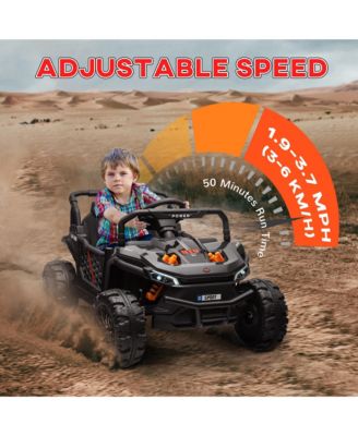 Kids 12V Electric Ride On Car with Dual Motors Parent Remote Control and Suspension for Ages 3 to 6