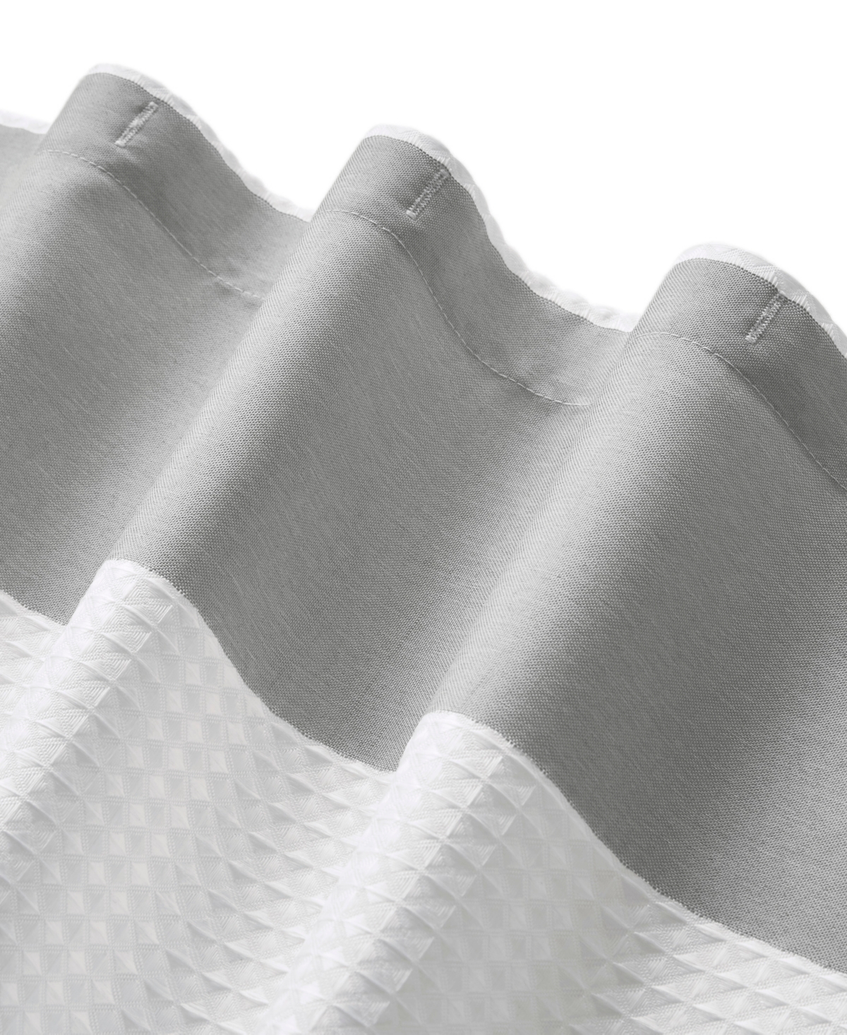 Madison Park Spa Waffle 3M-Scotchgard Shower Curtain, 54" x 78"