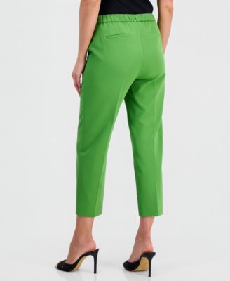 Petite Pull-On Cropped Pants