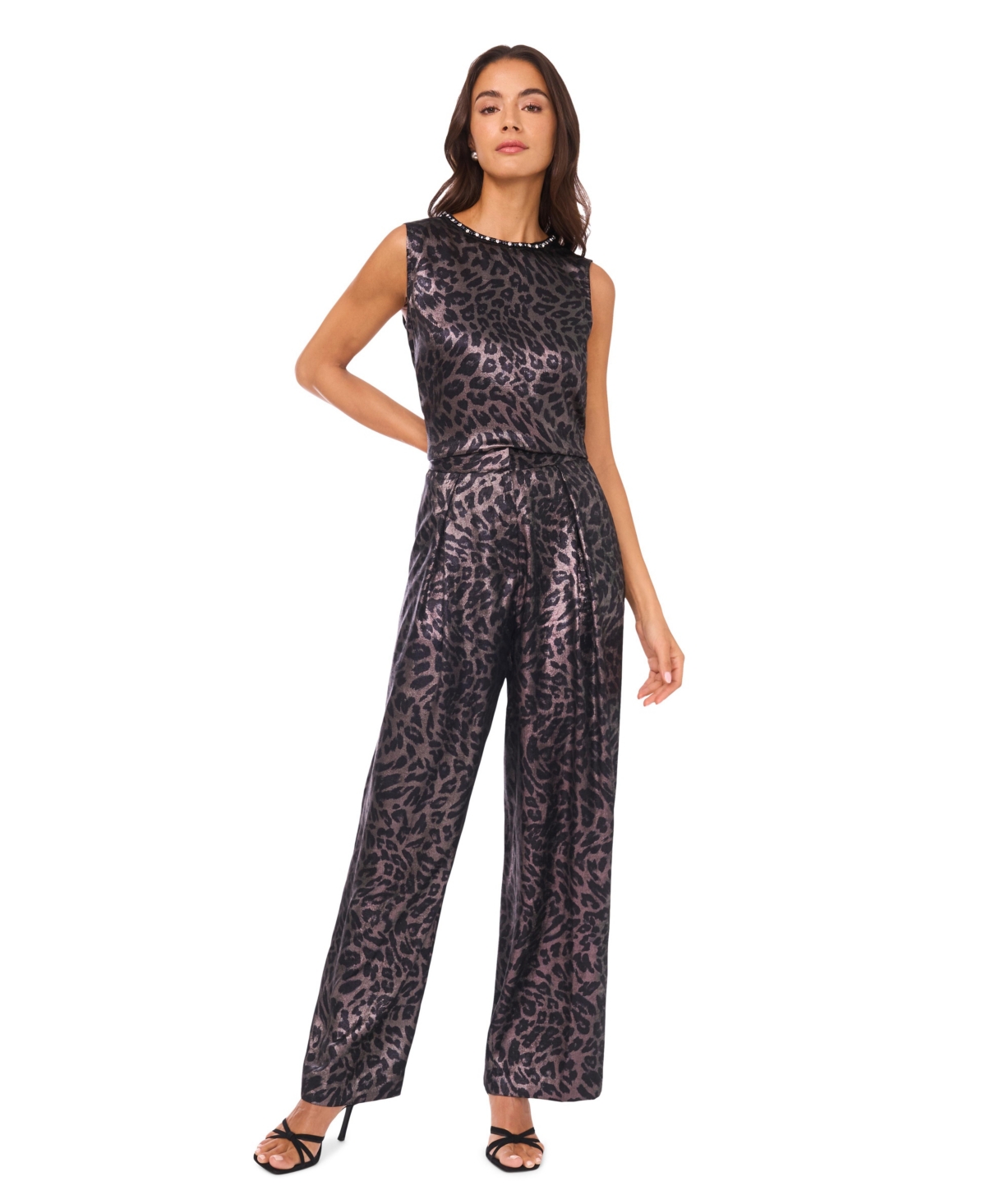 Vince Camuto Women's Sleeveless Crewneck Top