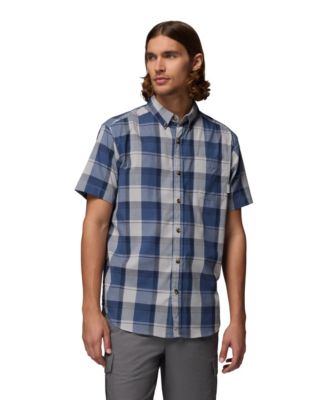 Men's Rapid Rivers Short-Sleeve Plaid Shirt