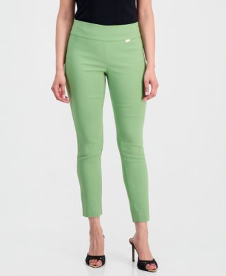 Mid-Rise Petite Tummy-Control Skinny Pants, Petite & Petite Short