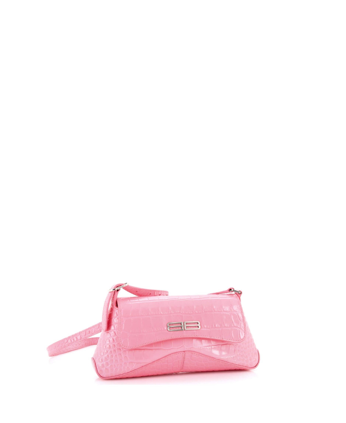 Pre-Owned Balenciaga Small Xx Flap Street Shoulder Bag Embossed Leather