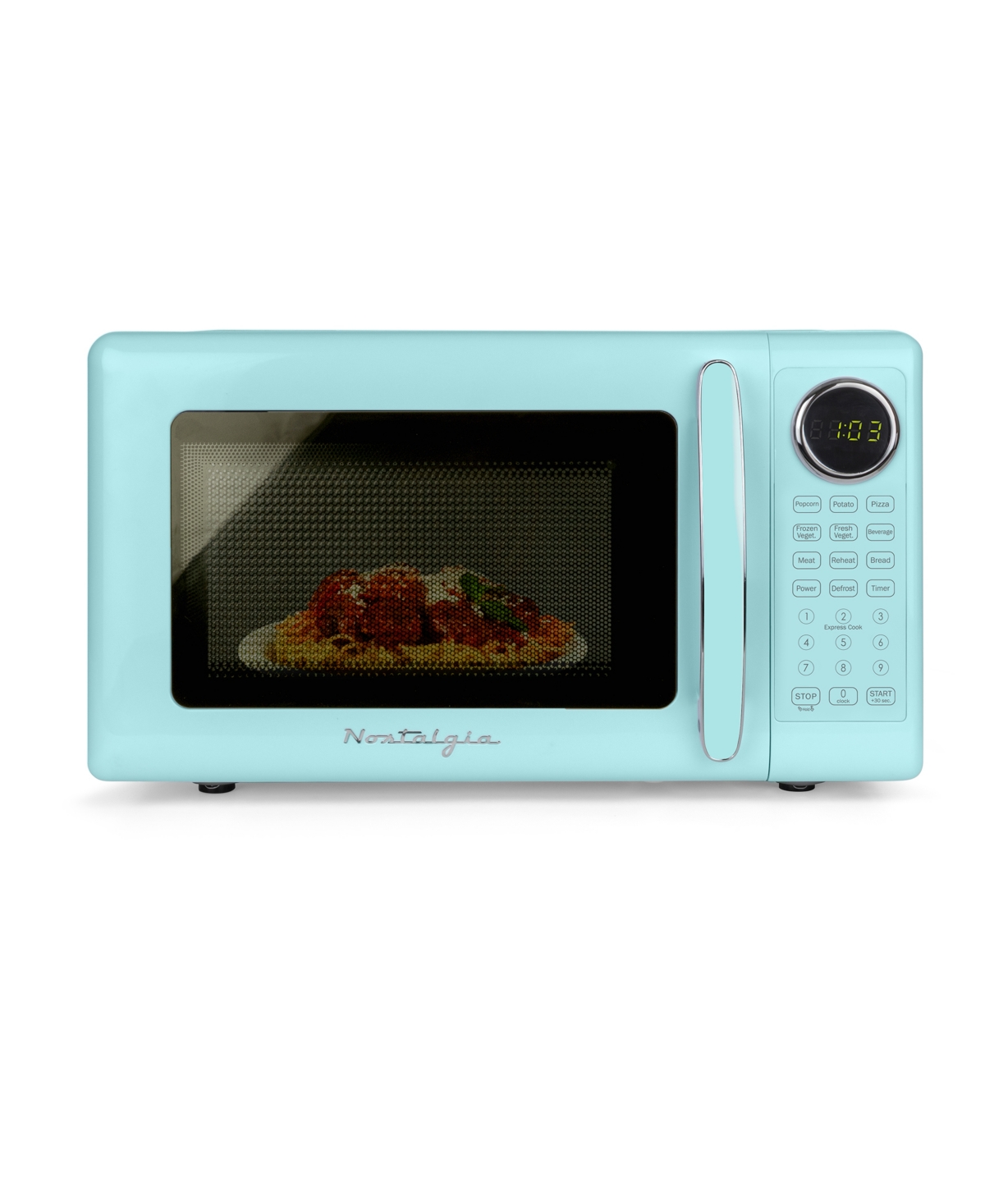Nostalgia Retro 0.7 Cubic Foot 700-Watt Microwave Oven