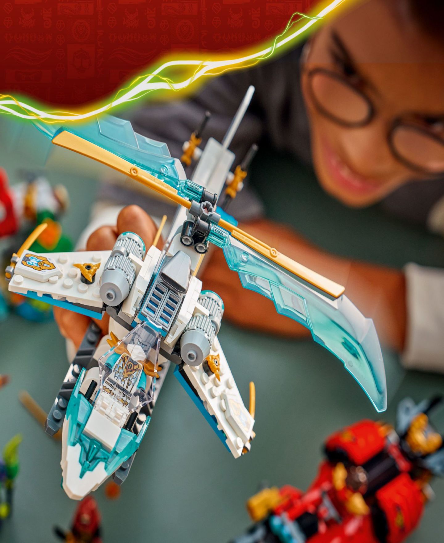 Детские конструкторы LEGO® Ninjago Ninja Vehicle Tree House Battle 71857, 642 Pieces — фото 4