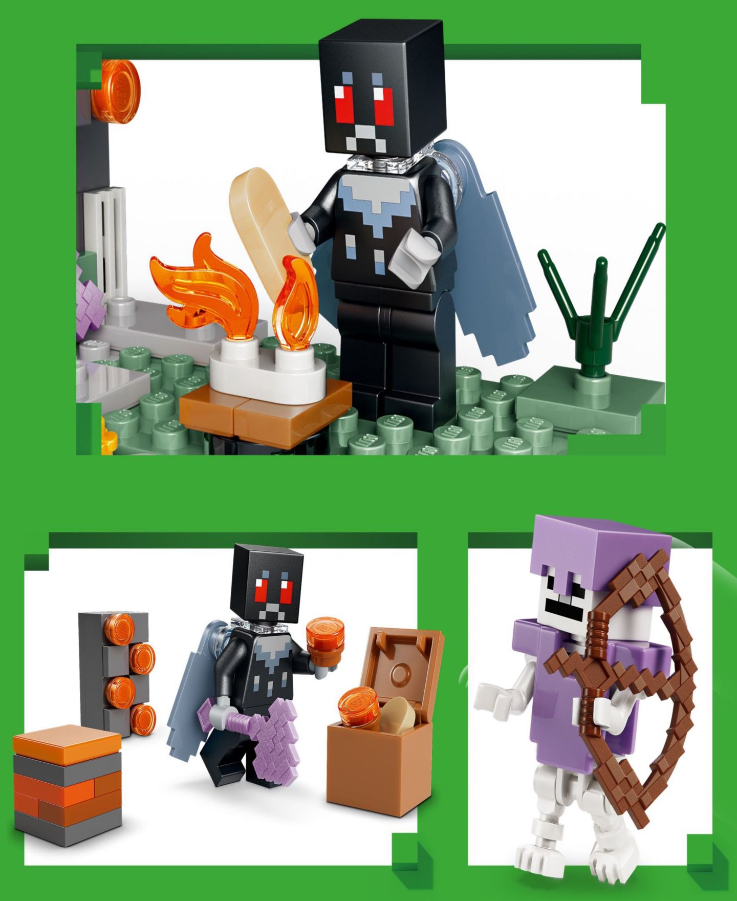 Детские конструкторы LEGO® Minecraft The Pale Garden Building Toy 21586, 243 Pieces — фото 3