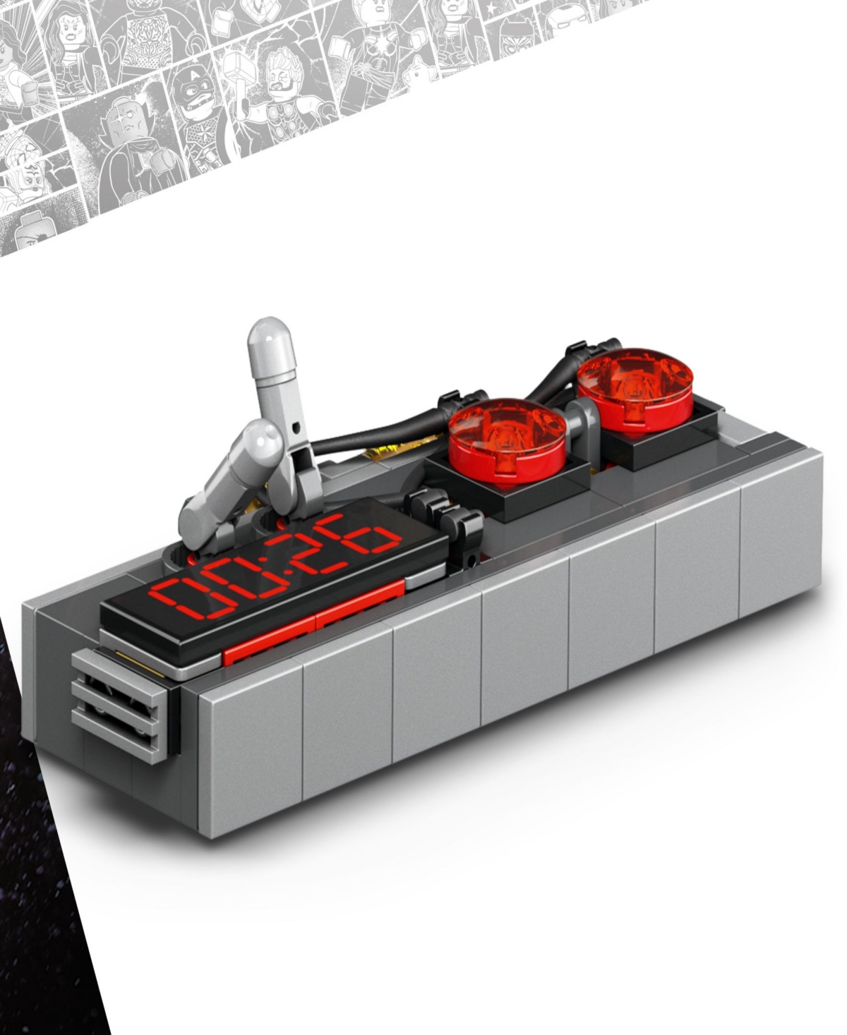 Lego Marvel Ravager Jumpsuit Groot Kids Building Toy 76341, 604 Pieces