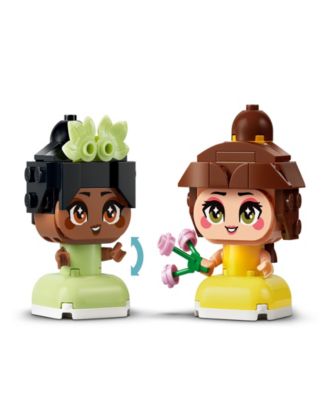 Disney Princess Mini Belle and Tiana with Castle Building Toy 43291, 358 Pieces