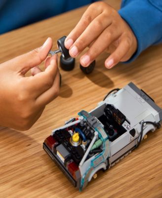 Speed Champions Time Machine from Back to the Future Building Toy 77256, 357 Pieces