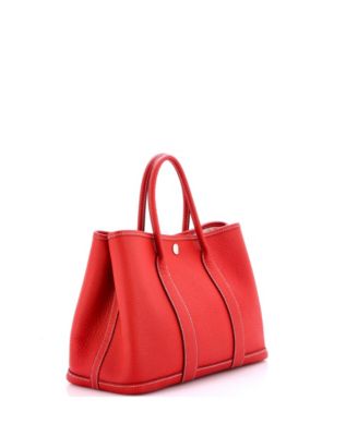 30 Garden Party Tote Leather