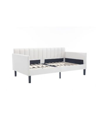 Elena Ivory Tufted Upholstered Twin Daybed