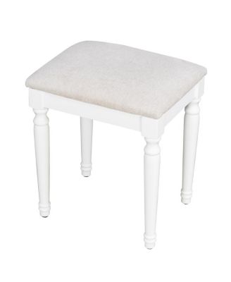 Makeup Vanity Desk with 13 Hollywood Bulbs, 3 Lighting Modes, Tri-Fold Mirror, 5 Drawers