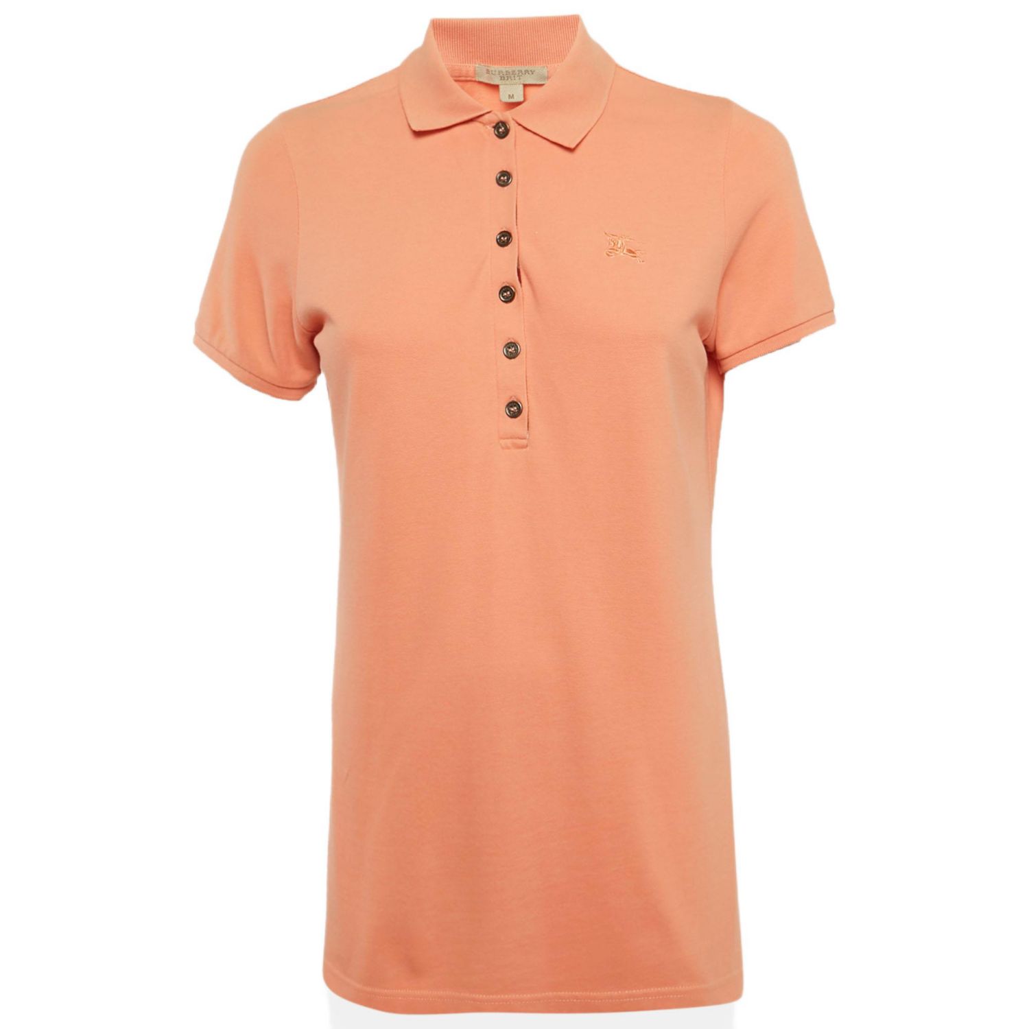 Women's ange Logo Embroidered Cotton Polo T-Shirt