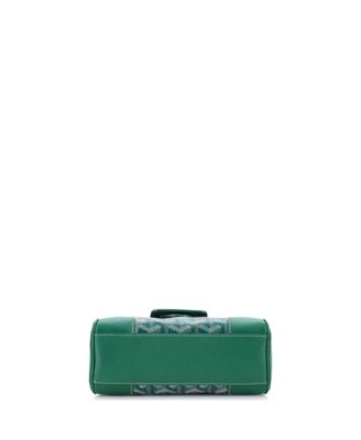 Mini Saigon Top Handle Bag Coated Canvas with Leather