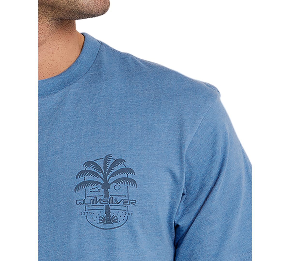 Quiksilver Men's Uno Palm Print Short-Sleeve T-Shirt