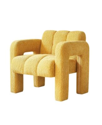 31.10" Wide Boucle Upholstered Accent Chair