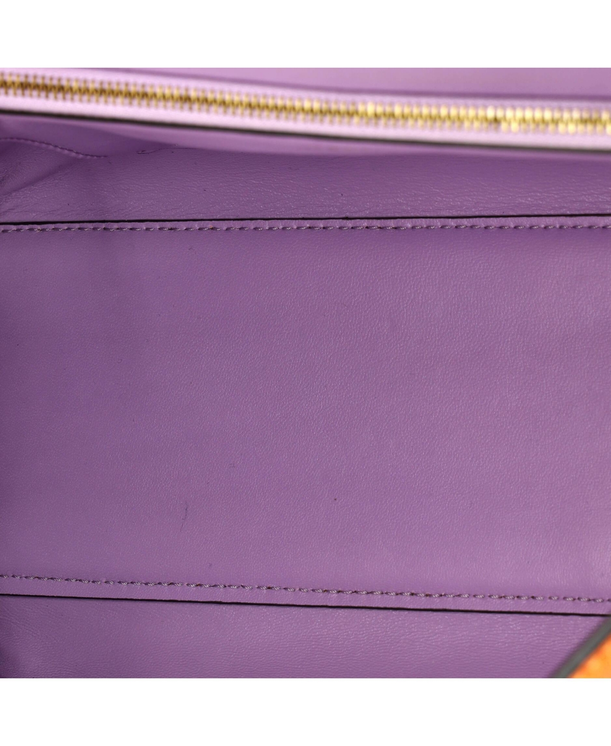 Pre-Owned Versace Large La Medusa Top Handle Bag Leather