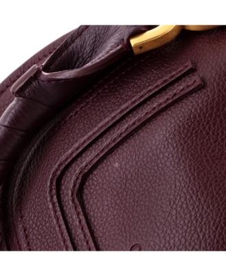 Small Marcie Satchel Leather