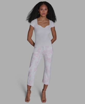 Women's Sweetheart Neck Slim Fit Top