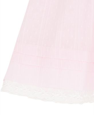 Baby Girls' Scallop Flower Embroidered Sleeveless Dress and Panty, 2-Piece Set