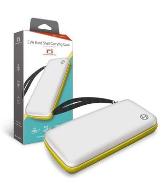 EVA Hard Shell Carrying Case for Nintendo Switch Lite (White/ Yellow)