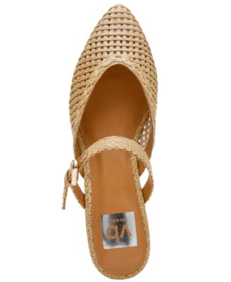 Women's Domainica Woven Buckle Flat Mules
