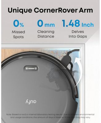 Robot Vacuum C10 with Self Emptying, 8 Weeks Hands Free +6 Pack Dust Bag