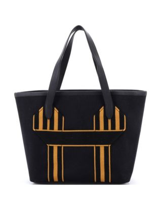 Pursangle Tote Canvas with Leather