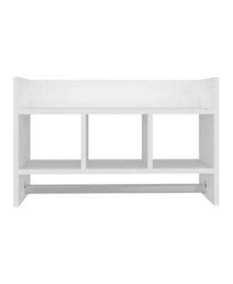 Dell Wall Shelf with Towel Bar, 2 Shelves