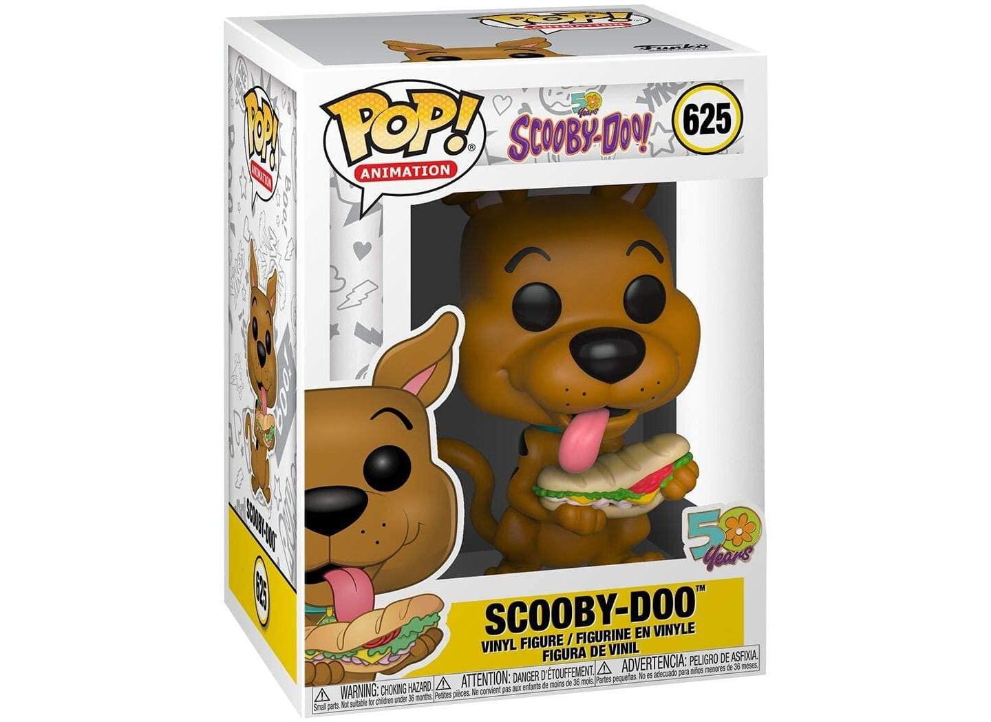 Детская фигурка Funko Pop! Scooby-Doo Scooby w/ Sandwich 3.75" Vinyl Figure, Ages 3+ — фото 3