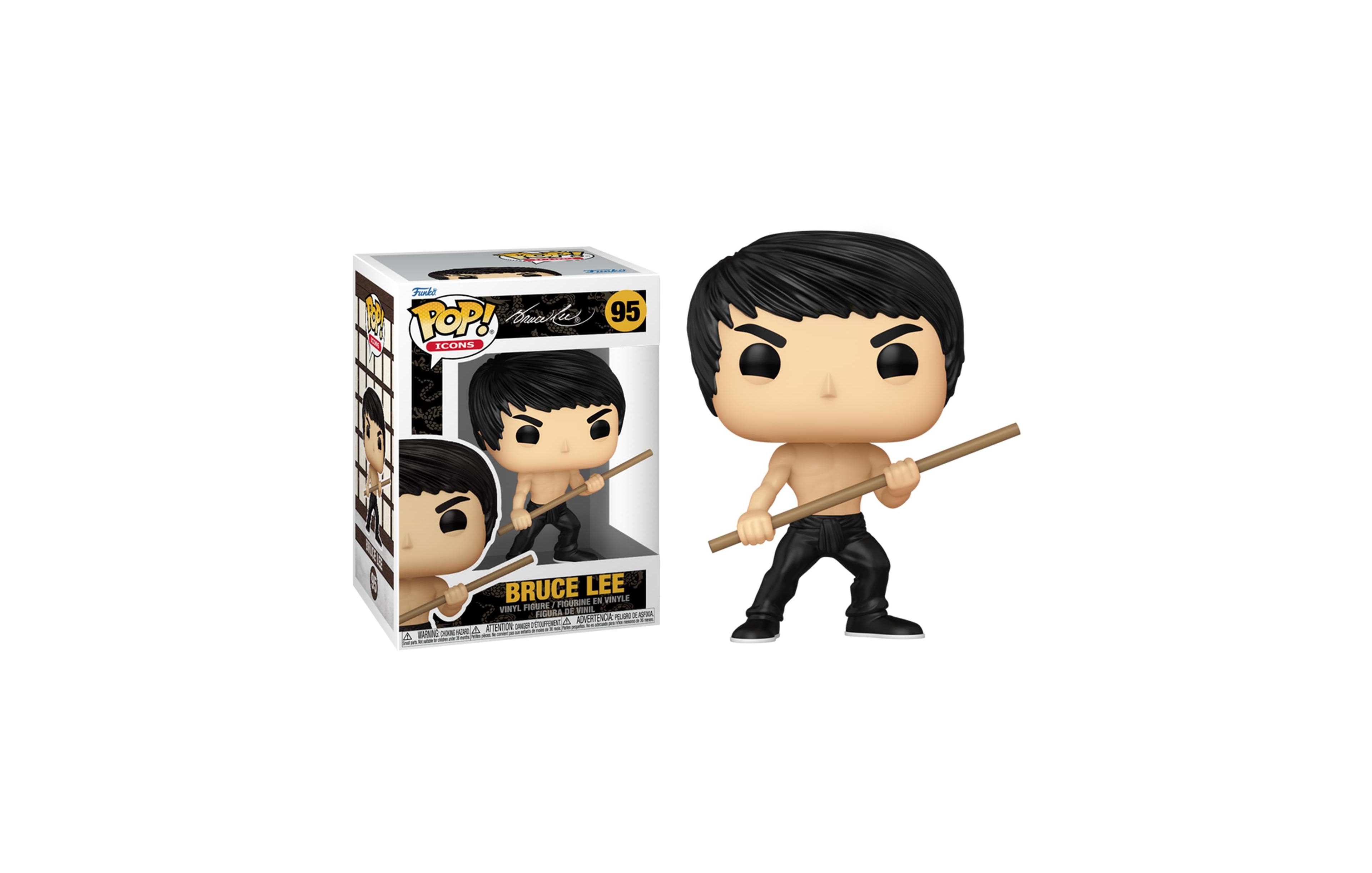 Funko Bruce Lee Pop Icons | Bruce Lee w/ Staff