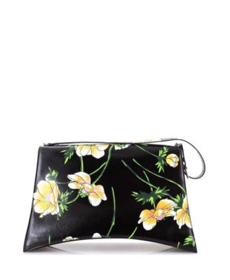 Large Crush Sling Shoulder Bag Printed Leather