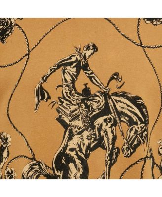 Men's Brown Patterend Knit Sweatshirt