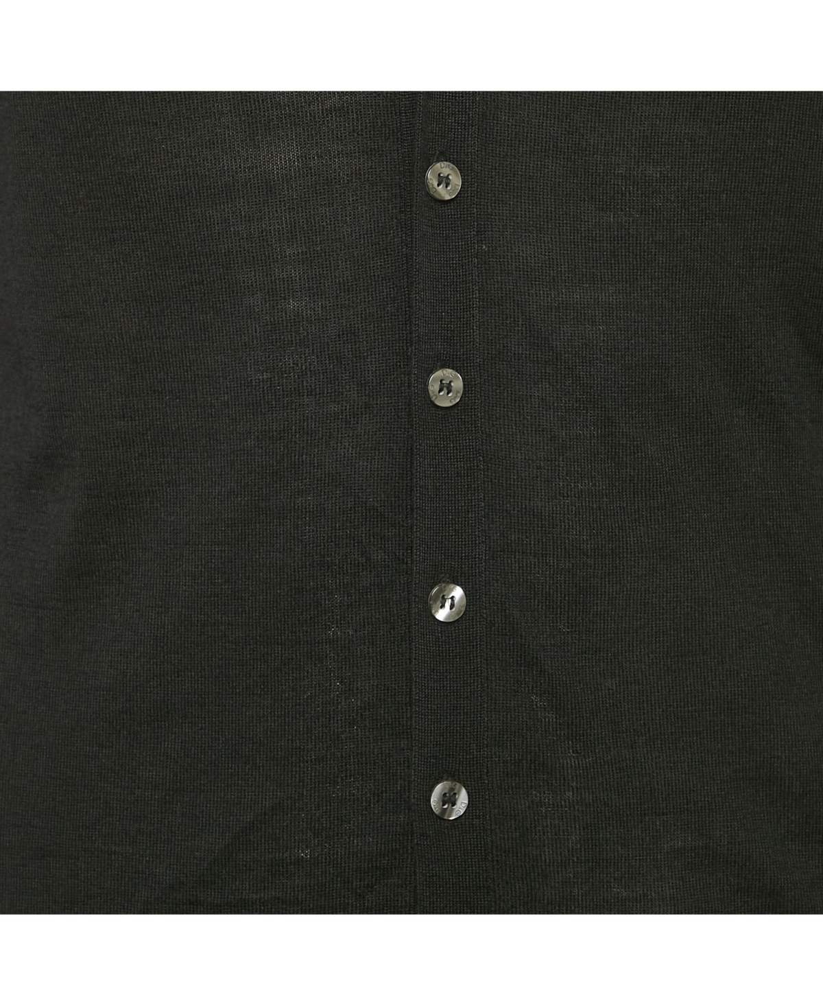 Pre-Owned Dolce & Gabbana Men's Black Striped Cashmere Cardigan