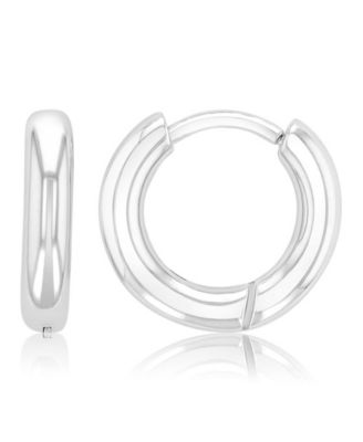 Waterproof Yellow 12mm Huggie Earrings