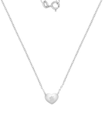 Roxy Waterproof Yellow Heart Hibiscus 1611 Necklace - Platinum 83$