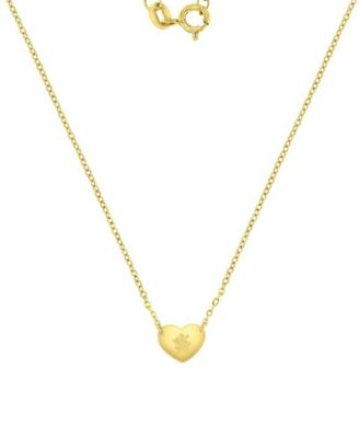 Waterproof Yellow Heart Hibiscus 16+1+1'' Necklace