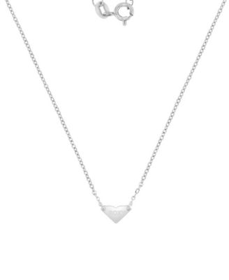 Waterproof Yellow Heart 16+1+1'' Necklace