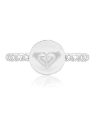 Waterproof Yellow Triangular Heart Beads Ring
