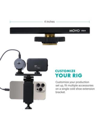 uVlogger Vlogging Kit for iPhone 15 and up with Light, Mic, Phone Mount, Tripod (USB-C)